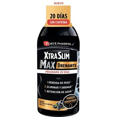 Forte Pharma Xtraslim Max Drenante - Diurético Natural 500ML Forte Pharma Xtraslim Max Drenante - Diurético Natural 500ML