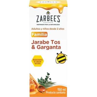 Xarope de Mel Zarbee's para Tosse e Garganta - Família Xarope de Mel Zarbee's para Tosse e Garganta - Família