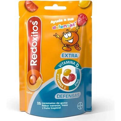 Redoxon Redoxitos Extra Defensas Gomas Naranja Fresa Tropical - Vitaminas y Suplementos Redoxon Redoxitos Extra Defensas Gomas Naranja Fresa Tropical - Vitaminas y Suplementos
