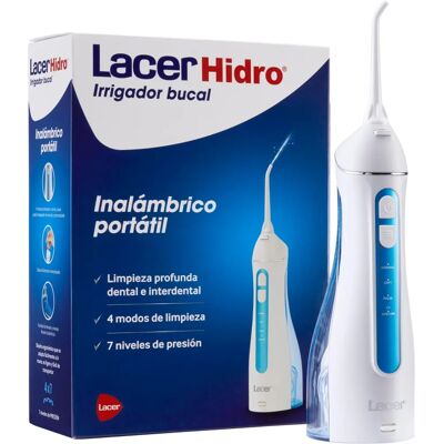 Lacer Hydro Tragbare Kabellose Munddusche - 7 Einstellungen, 4 Modi - 200ml Lacer Hydro Tragbare Kabellose Munddusche - 7 Einstellungen, 4 Modi - 200ml