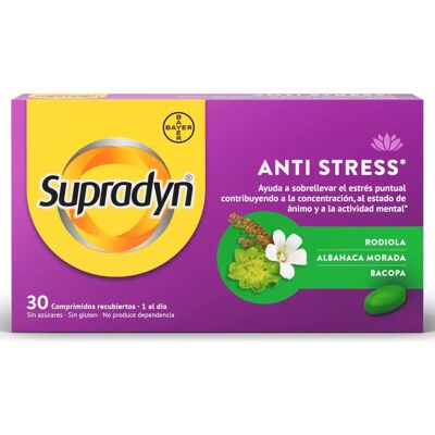 Supradyn Anti Stress - 30 Comprimidos - Apoio ao Equilíbrio Mental Supradyn Anti Stress - 30 Comprimidos - Apoio ao Equilíbrio Mental