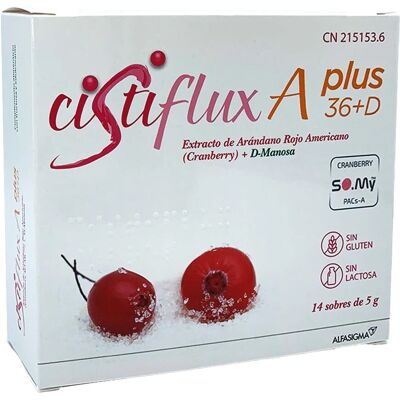 ALFASIGMA Cistiflux a Plus 36D 14 Sobres ALFASIGMA Cistiflux a Plus 36D 14 Sobres