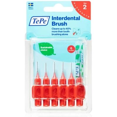 TEPE Cepillo Interdental 0,5mm Rojo - Cepillo Interdental TEPE Cepillo Interdental 0,5mm Rojo - Cepillo Interdental