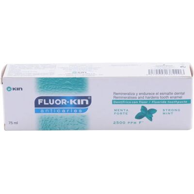 Kin Fluor Antikaries Minzstark Paste - Zahnpasta Kin Fluor Antikaries Minzstark Paste - Zahnpasta