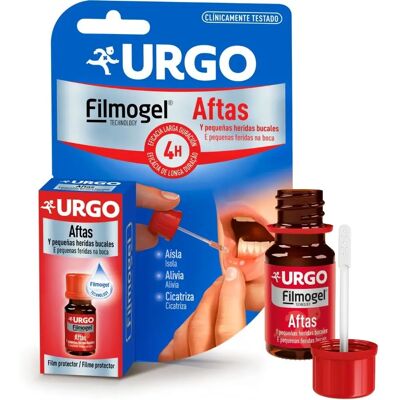 Urgo Aftas Filmogel 6ml - Solução para aftas na boca Urgo Aftas Filmogel 6ml - Solução para aftas na boca