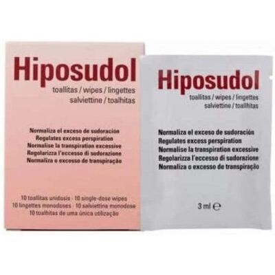 Laboratorios Viñas Hiposudol Feuchttücher - Reguliert übermäßiges Schwitzen - Feuchttücher Laboratorios Viñas Hiposudol Feuchttücher - Reguliert übermäßiges Schwitzen - Feuchttücher