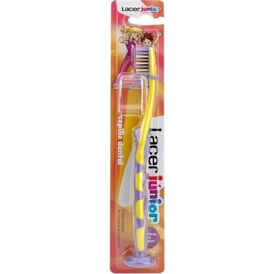 Lacer Kinderzahnbürste Junior II mit Saugnapf Lacer Kinderzahnbürste Junior II mit Saugnapf
