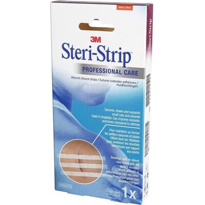 3M Steri Strip Huidhechtstrips 100mm x 6mm - Hypoallergeen, Veilig, Gemakkelijk te Gebruiken - Eerste Hulp 3M Steri Strip Huidhechtstrips 100mm x 6mm - Hypoallergeen, Veilig, Gemakkelijk te Gebruiken - Eerste Hulp