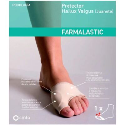 Farmalastic Hallux Valgus Protector - Große Größe Fußschutz Farmalastic Hallux Valgus Protector - Große Größe Fußschutz