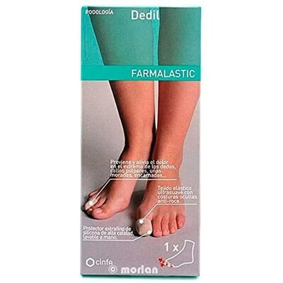 Farmalastic Podo Finger Pruning - Protection Callos Taille M - Publicité Farmalastic Podo Finger Pruning - Protection Callos Taille M - Publicité