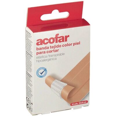 Acofar Banda Tejido 10x6cm - Cuidado de Heridas Acofar Banda Tejido 10x6cm - Cuidado de Heridas