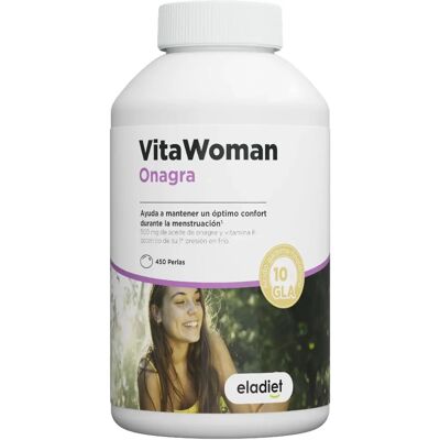 Eladiet VitaWoman - Onagra 450 cápsulas blandas - Suplemento Dietético Eladiet VitaWoman - Onagra 450 cápsulas blandas - Suplemento Dietético