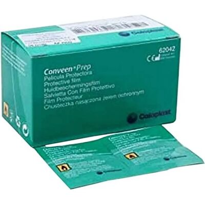 Lingettes Coloplast Conveen - Protection de la peau - Publicité Lingettes Coloplast Conveen - Protection de la peau - Publicité