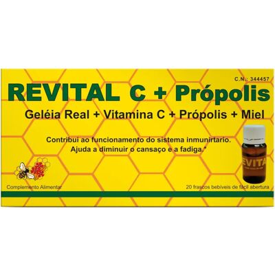 Pharma Otc Revital C + Propóleo 20 Viales - Suplemento Alimenticio Pharma Otc Revital C + Propóleo 20 Viales - Suplemento Alimenticio