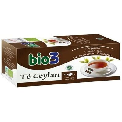 Té Ceylan Eco Bio 25 bolsitas - Té negro orgánico, 25 sobres Té Ceylan Eco Bio 25 bolsitas - Té negro orgánico, 25 sobres
