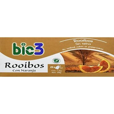 Bio3 Té Rooibos con Naranja - Sin Cafeína, Antioxidante, Apoyo a la Piel y Digestión Bio3 Té Rooibos con Naranja - Sin Cafeína, Antioxidante, Apoyo a la Piel y Digestión