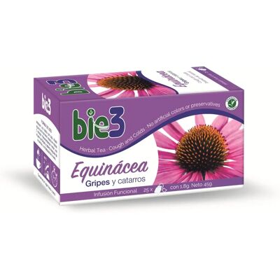 Té de Echinacea Bio3 para Resfriados y Gripe - 25 Bolsitas Té de Echinacea Bio3 para Resfriados y Gripe - 25 Bolsitas