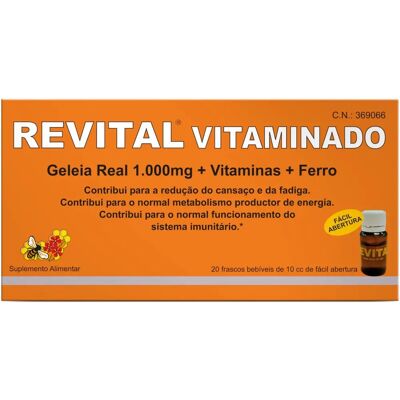 Pharma Otc Revital Vitaminado Jalea Real 1000mg - Energía e Inmunidad Pharma Otc Revital Vitaminado Jalea Real 1000mg - Energía e Inmunidad
