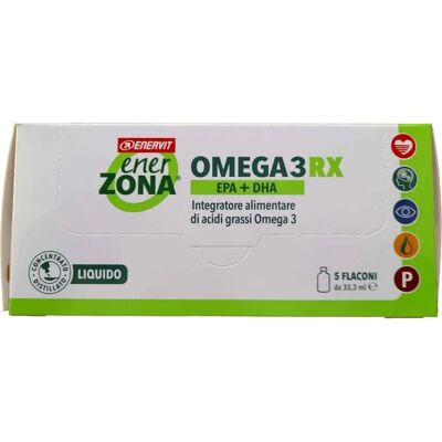 Enervit Enerzona Omega 3 Rx - Fischöl Ergänzung, 3 Flaschen 33,3g Enervit Enerzona Omega 3 Rx - Fischöl Ergänzung, 3 Flaschen 33,3g