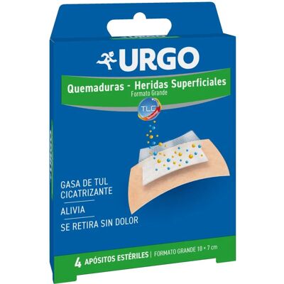 Urgo Opatrunki na Oparzenia i Rany Powierzchowne - 10x7 cm Urgo Opatrunki na Oparzenia i Rany Powierzchowne - 10x7 cm