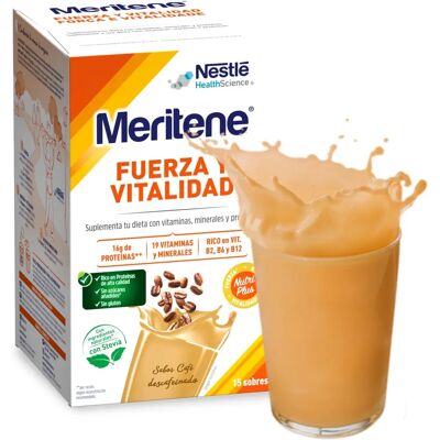 Meritene Decaffeinated Coffee Flavor Shake - Muscle & Vitality Support Meritene Decaffeinated Coffee Flavor Shake - Muscle & Vitality Support