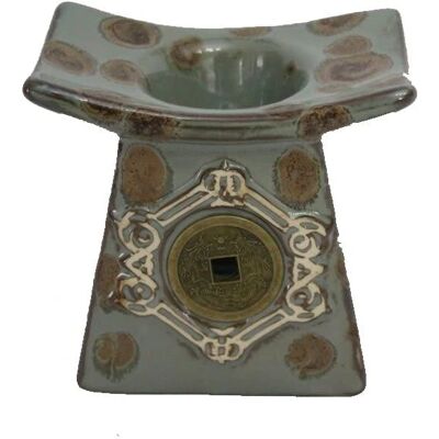 DRW Pezzo Decorativo in Ceramica Verde - Design decorativo DRW Pezzo Decorativo in Ceramica Verde - Design decorativo