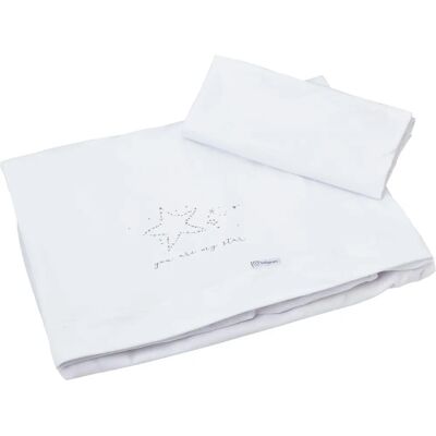 Federe per bambini in cotone biologico Bimbidreams - 70x140 cm, Set da 3, Trasparente Federe per bambini in cotone biologico Bimbidreams - 70x140 cm, Set da 3, Trasparente