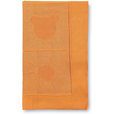 PIRULOS Baby Blanket - Cotton 95x95 Orange PIRULOS Baby Blanket - Cotton 95x95 Orange