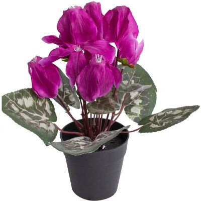 BOTANIC-HAUS Alpenveilchen Ø20 cm 24 cm - Kunstpflanze BOTANIC-HAUS Alpenveilchen Ø20 cm 24 cm - Kunstpflanze