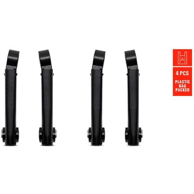 Eurofender Model - Set van 2 Secuclips voor Voor- of Achtervork - Zwart Eurofender Model - Set van 2 Secuclips voor Voor- of Achtervork - Zwart