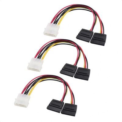 Cable Matters - 104010-6X3 - 0,15 m - Molex para SATA - cabo Cable Matters - 104010-6X3 - 0,15 m - Molex para SATA - cabo