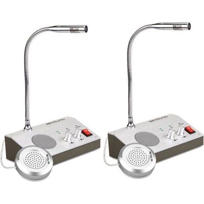 Retevis - RT9908 - 195 cm micro - Boîtier en aluminium - Two-way radio intercom - Publicité Retevis - RT9908 - 195 cm micro - Boîtier en aluminium - Two-way radio intercom - Publicité