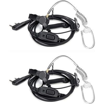 Casque radio Retevis - Tube acoustique, 174Ω, clip à 360° - Publicité Casque radio Retevis - Tube acoustique, 174Ω, clip à 360° - Publicité