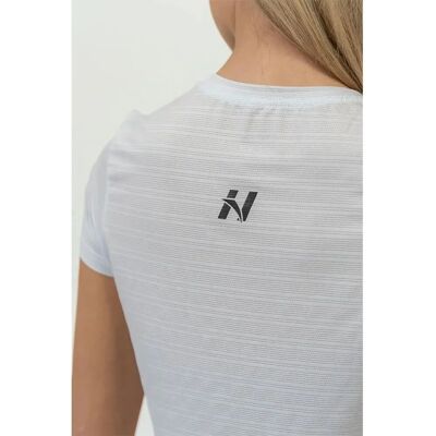 NEBBIA XS Activewear T-shirt - Breathable, Reflective Logo NEBBIA XS Activewear T-shirt - Breathable, Reflective Logo