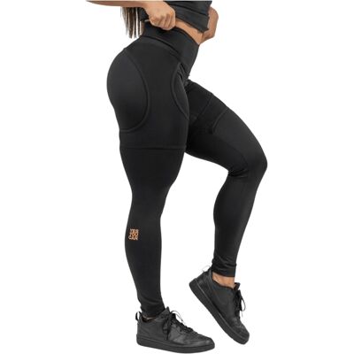 Nebbia High Waist Leggings INTENSE Mesh Black/Gold - Leggings Nebbia High Waist Leggings INTENSE Mesh Black/Gold - Leggings