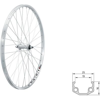 Kellys Silber 26" Fahrradrad - V-Bremse kompatibel Kellys Silber 26" Fahrradrad - V-Bremse kompatibel