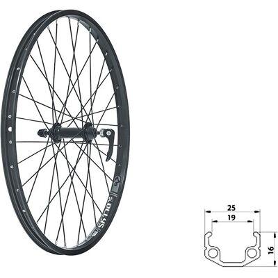 Kellys Wasper V-brake F 24" - Roue - Publicité Kellys Wasper V-brake F 24" - Roue - Publicité