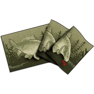 Paillason - Delphin CatchME! Carpe - 60x40cm - Gray - Paillasson - Publicité Paillason - Delphin CatchME! Carpe - 60x40cm - Gray - Paillasson - Publicité