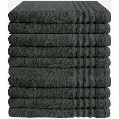 Byrklund - 70x140 Handdoek - Antraciet - 100% katoen - Towel Byrklund - 70x140 Handdoek - Antraciet - 100% katoen - Towel