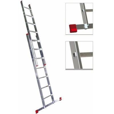 SALONE SRL Scala regolabile Step Up in alluminio - 2x8 gradini SALONE SRL Scala regolabile Step Up in alluminio - 2x8 gradini