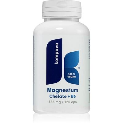 Kompava Magnesium Chelat 120 Kapseln - Nahrungsergänzung Kompava Magnesium Chelat 120 Kapseln - Nahrungsergänzung