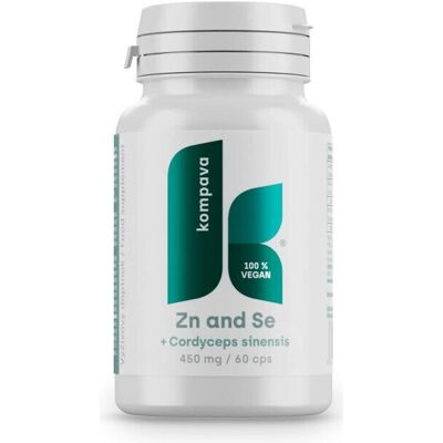 Kompava Zink Selen Cordyceps 450mg - Ergänzung Kompava Zink Selen Cordyceps 450mg - Ergänzung