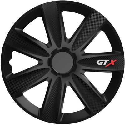 VERSACO - GTX Carbon - Svart - 17" - Wheel center cap VERSACO - GTX Carbon - Svart - 17" - Wheel center cap