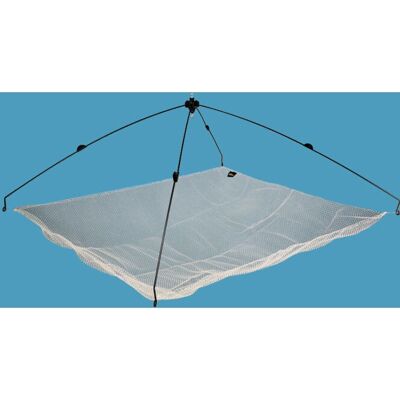 Filet en nylon de rechange Delphin pour 100x100cm Gris, Argent - Filet de Pêche - Publicité Filet en nylon de rechange Delphin pour 100x100cm Gris, Argent - Filet de Pêche - Publicité