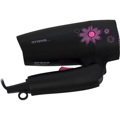 Orava HD-402 Reisehaartrockner - Haartrockner, 1000W, Kompakt, Schwarz, Lila - Haartrockner Orava HD-402 Reisehaartrockner - Haartrockner, 1000W, Kompakt, Schwarz, Lila - Haartrockner