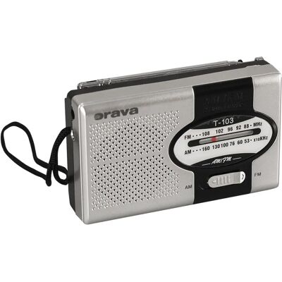Orava T-103 Radio analogique portable - radio - Publicité Orava T-103 Radio analogique portable - radio - Publicité