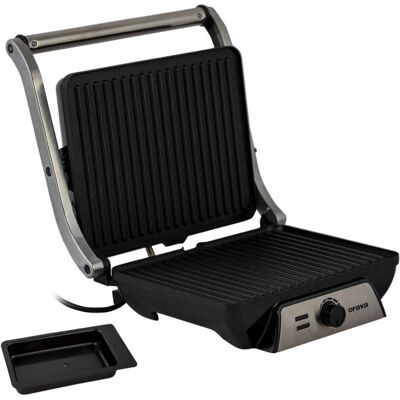 Orava Grillchef-4 - Schwarz, Edelstahl - Kontaktgrill Orava Grillchef-4 - Schwarz, Edelstahl - Kontaktgrill
