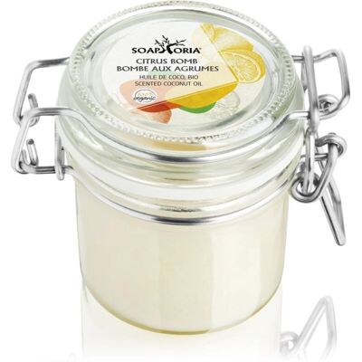 Soaphoria Citrus Bomb Organic Coconut Oil - Face & Body 125ml Soaphoria Citrus Bomb Organic Coconut Oil - Face & Body 125ml