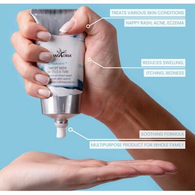 Soaphoria Zinc Cream - Face & Body Regenerator Soaphoria Zinc Cream - Face & Body Regenerator