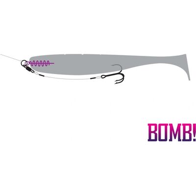 Delphin BOMB! Twisto ScrewLOCK - Gris - S - 14 mm - Accessoire de pêche - Publicité Delphin BOMB! Twisto ScrewLOCK - Gris - S - 14 mm - Accessoire de pêche - Publicité